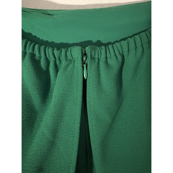 NWT Charles Henry Party Dress Womens Sz L Green Ruffle Off Shoulder 9853CH-S6 - Picture 4 of 8